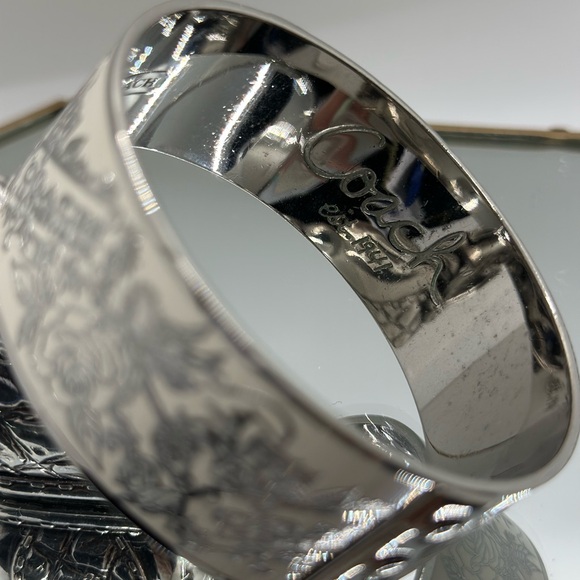 Coach Vintage Y2K Silver Women’s Cuff Bracelet - Picture 8 of 11